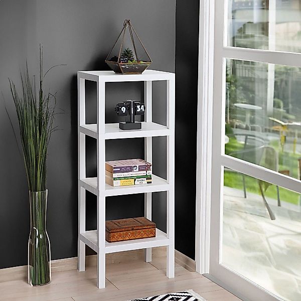 Luxury Bites Badregal Regal mit 4 Ablagen, vielseitig einsetzbar als Badezi günstig online kaufen