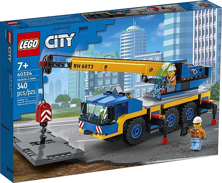 LEGO® LEGO® City 60324 Geländekran Konstruktionsspielsteine, (340 St) günstig online kaufen