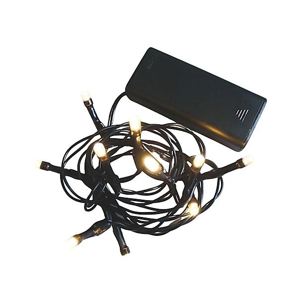 Lex Lichterkette 10er LED Batterie Warmweiß Innen Deko Licht Weihnachtslich günstig online kaufen