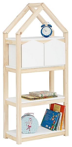 loft24 Kinderregal Bob, Bücherregal, Standregal, Regal mit 2 Aufbewahrungsf günstig online kaufen