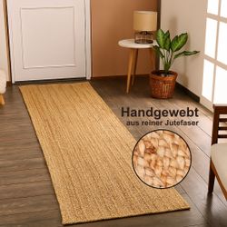 Myflair Möbel & Accessoires Läufer "Lola" rechteckig 10 mm Höhe Juteteppich günstig online kaufen