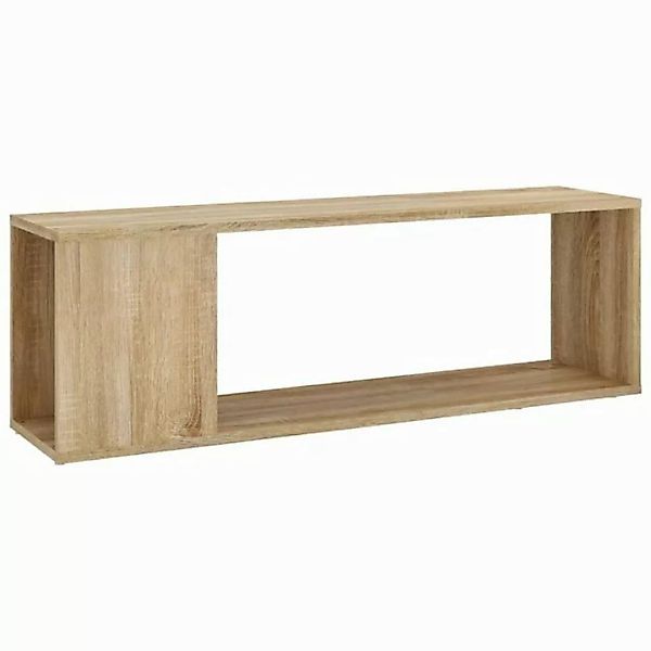 furnicato TV-Schrank Sonoma-Eiche 100x24x32 cm Holzwerkstoff (1-St) günstig online kaufen