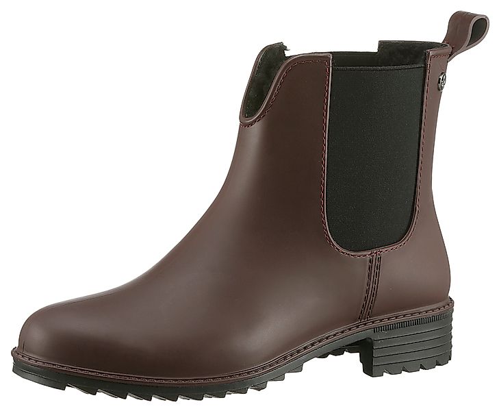 Rieker Chelseaboots, Gummistiefelette, Schlupfboots, Blockabsatz, zum günstig online kaufen