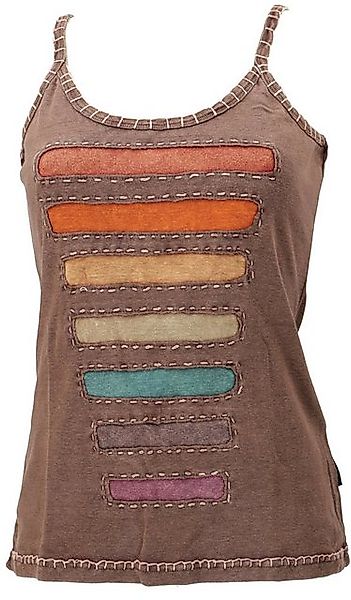 Guru-Shop T-Shirt Stonewash-Goa-Top - Modell 3 Festival, Ethno Style, Hippi günstig online kaufen