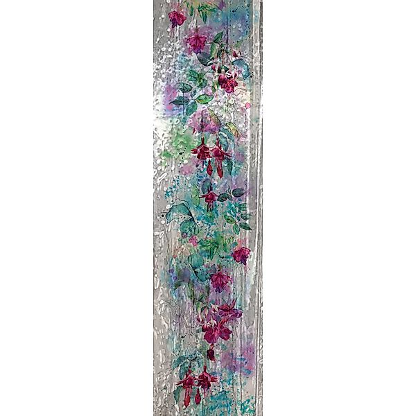 Marburg Vliestapete Blumenmotiv Crushed Modern 270 cm x 70 cm Silber günstig online kaufen