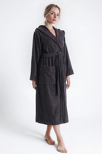 Bruno Banani Damenbademantel Clement, ideal für Sauna & Spa, Hotelbademante günstig online kaufen