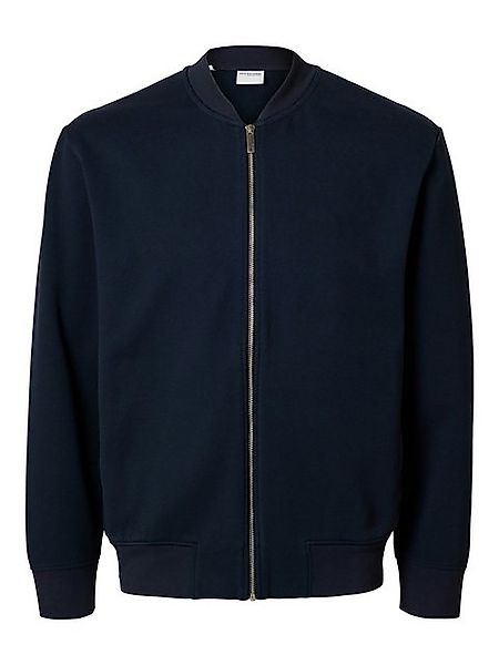 SELECTED HOMME Sweatjacke - Bomber - Cardigan - SLHMACK SWEAT BOMBER günstig online kaufen