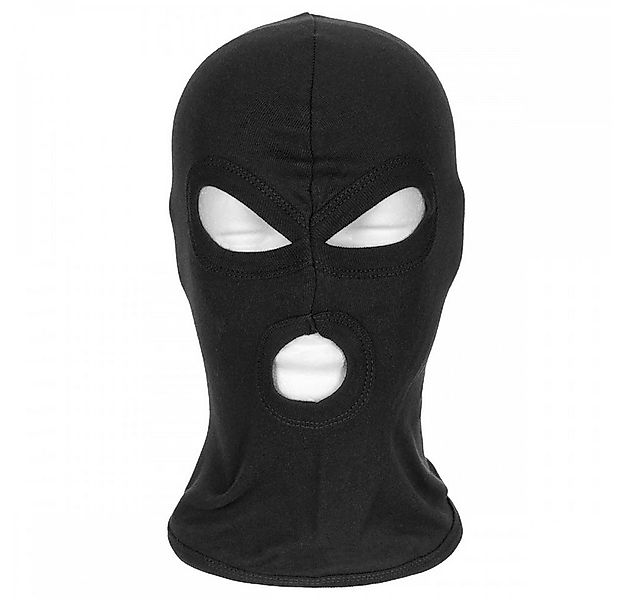 MFH Schlupfmütze Balaclava, 3-Loch, dünn, schwarz, 100 % Baumwolle (Packung günstig online kaufen