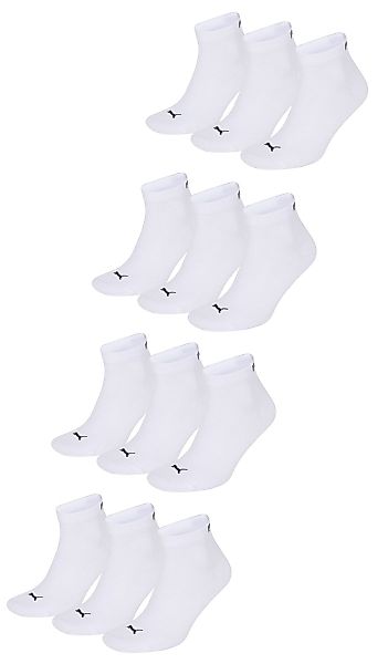 Puma Socken Quarter Sneakers Unisex 12er Pack Größen 35-46 - Farbenauswahl günstig online kaufen