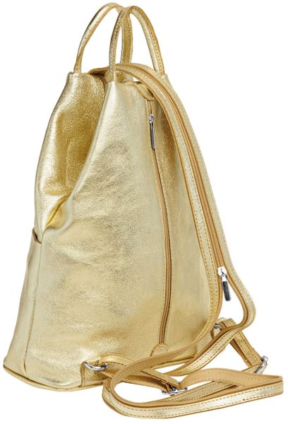 Caspar Cityrucksack 2in1 sportliche Leder Schultertasche günstig online kaufen