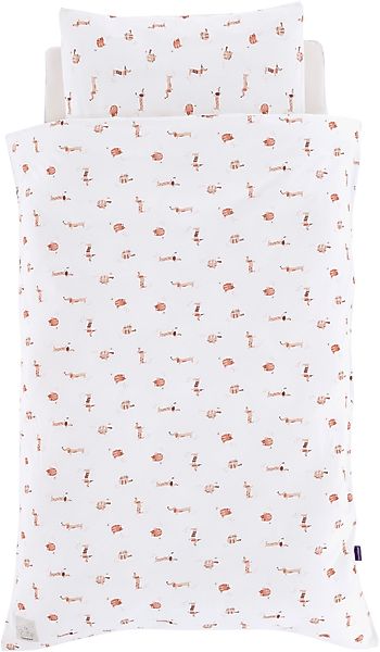 Träumeland Babybettwäsche "Jersey Cats & Dogs" 2 Stk. mit niedlichem Allove günstig online kaufen