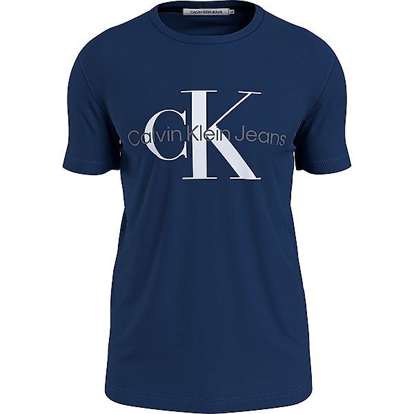 Calvin Klein Jeans Seasonal Monogram Kurzärmeliges T-shirt XL Naval Blue günstig online kaufen