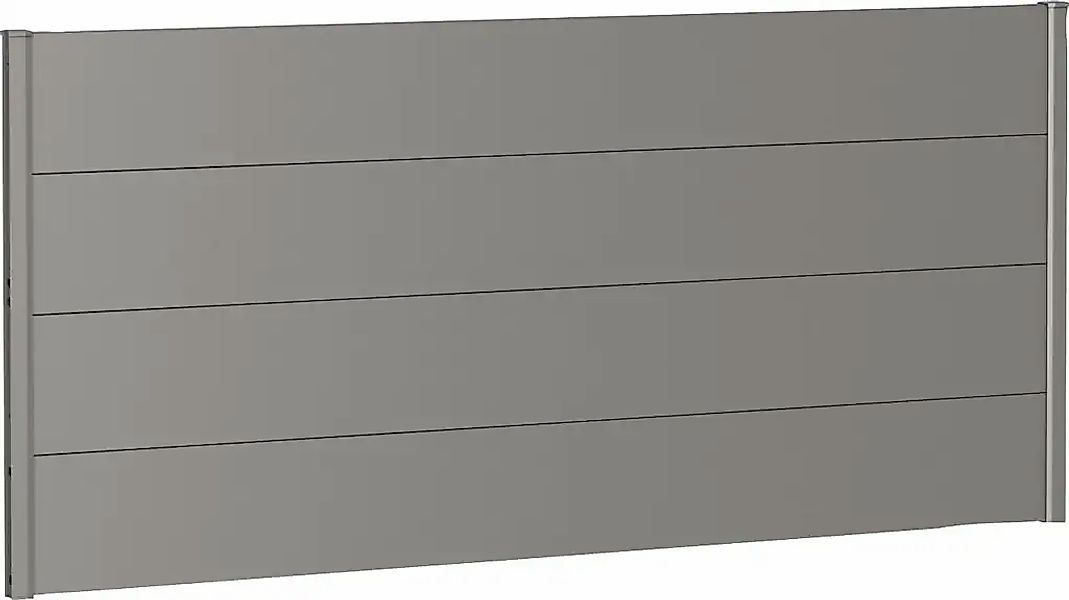Biohort Sichtschutzelement 4 Metall-Paneele und 2 Führungsschienen, LxH: 19 günstig online kaufen