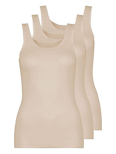 Pompadour Achselhemd 3er Pack Damen Shirt ohne Arm Intime (Packung, 3-St) - günstig online kaufen