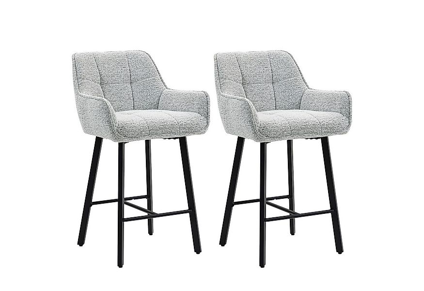 BRTHORY Barhocker 2er Set, höhenverstellbare Küchenhocker mit Rückenlehne ( günstig online kaufen