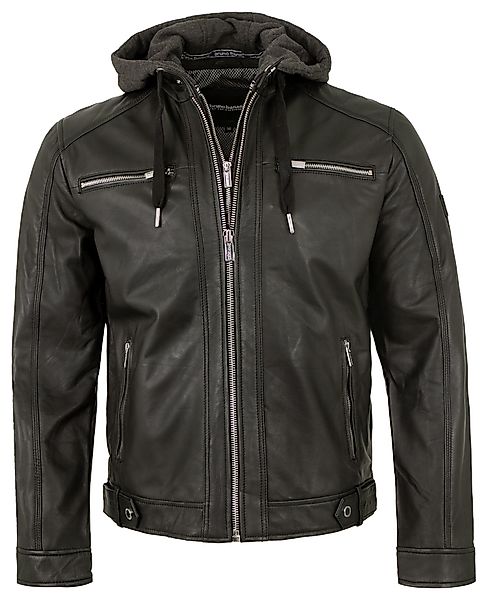 Lederjacken24 Lederjacke Smudo Herren Echtleder Lederjacke günstig online kaufen