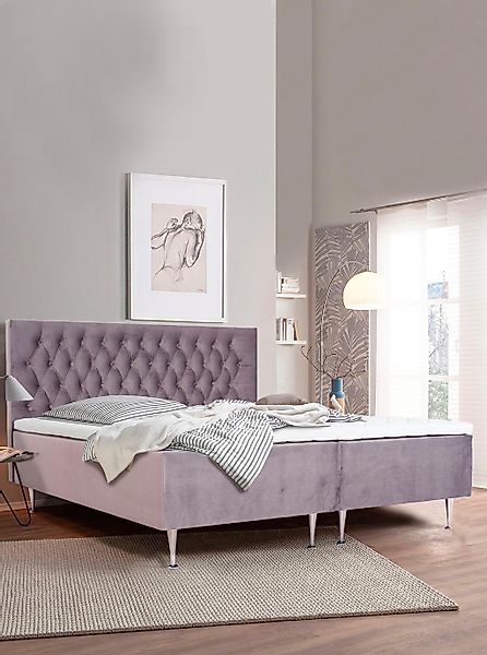 Home affaire Boxspringbett "Exclusive" inkl. Topper, 3 Breiten, 3 Härtegrad günstig online kaufen
