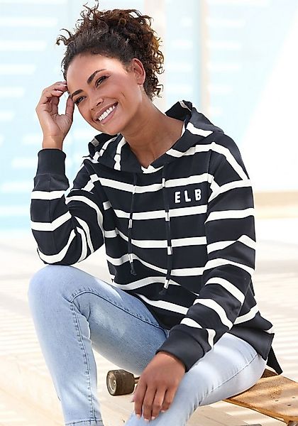 Elbsand Kapuzensweatshirt mit Logoprint günstig online kaufen