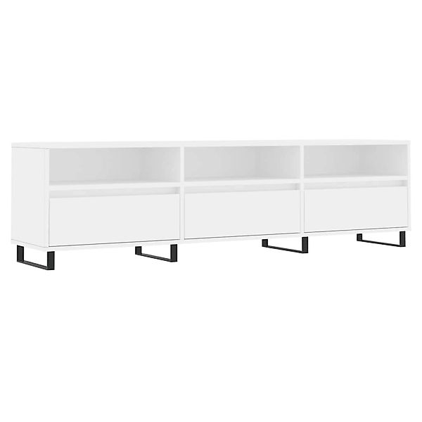 vidaXL TV-Schrank Weiß 150x30x44,5 cm Holzwerkstoff 831300 günstig online kaufen