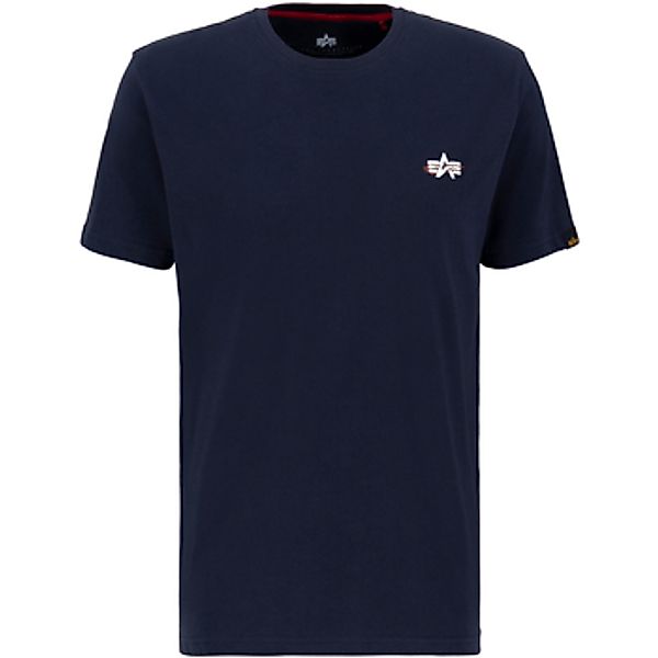 Alpha  T-Shirt Signature Puff Print BP T - rep.blue günstig online kaufen