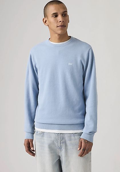 Levis Rundhalspullover "LIGHTWEIGHT HM SWEATER" Feingerippte Abschlüsse günstig online kaufen