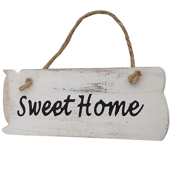 MCW Wandschild My Own Place Shabby-Look Weiß günstig online kaufen