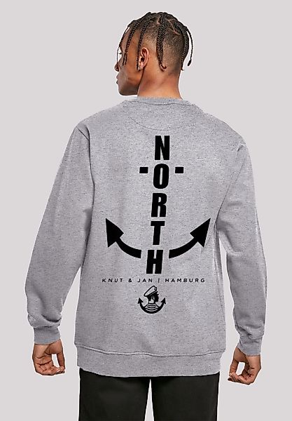 F4NT4STIC Kapuzenpullover "North Anchor Knut & Jan Hamburg" Print günstig online kaufen
