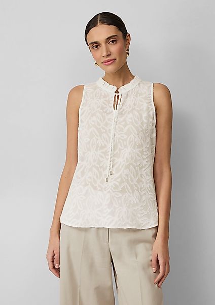 s.Oliver BLACK LABEL Blusentop Semitransparentes Top günstig online kaufen