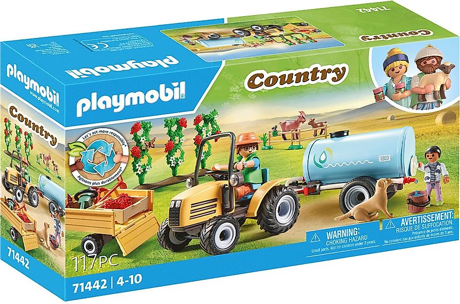 Playmobil® Traktor mit Anhänger und Wassertank günstig online kaufen
