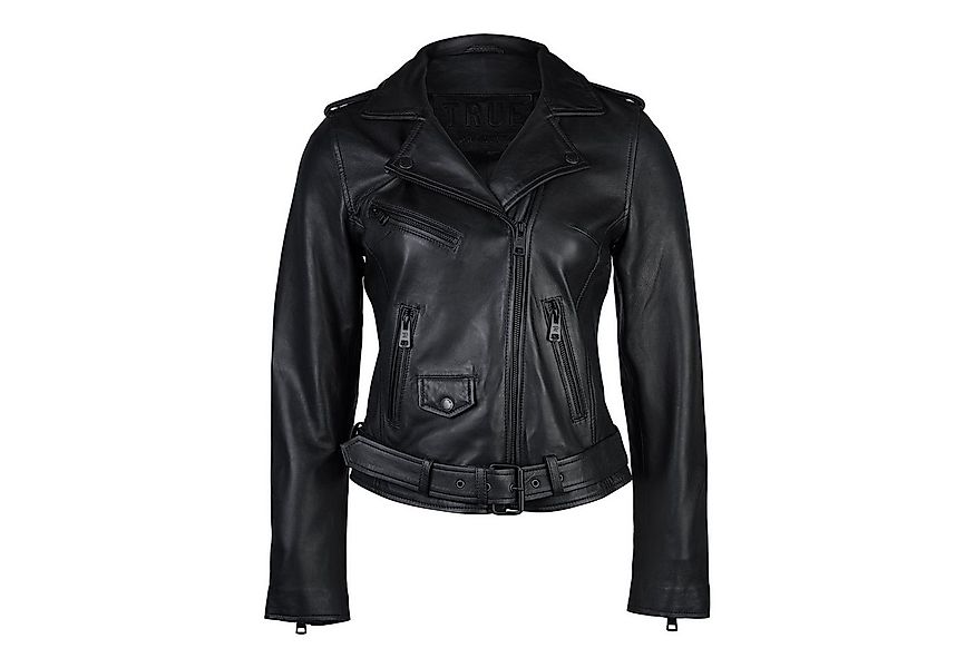 trueprodigy Lederjacke Laura asymmetrischer Reißverschluss und Reverskragen günstig online kaufen