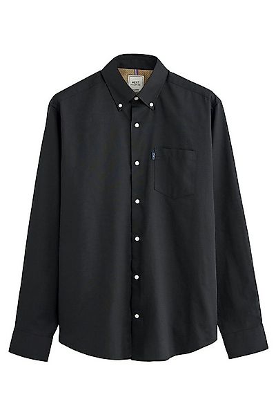 Next Langarmhemd Bügelleichtes Regular Fit Button-down-Oxfordhemd (1-tlg) günstig online kaufen