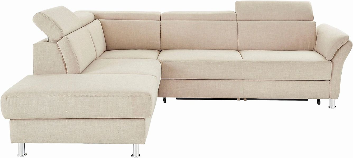 sit&more Ecksofa »Avignon L-Form«, inklusive Kopfteilverstellung, wahlweise günstig online kaufen