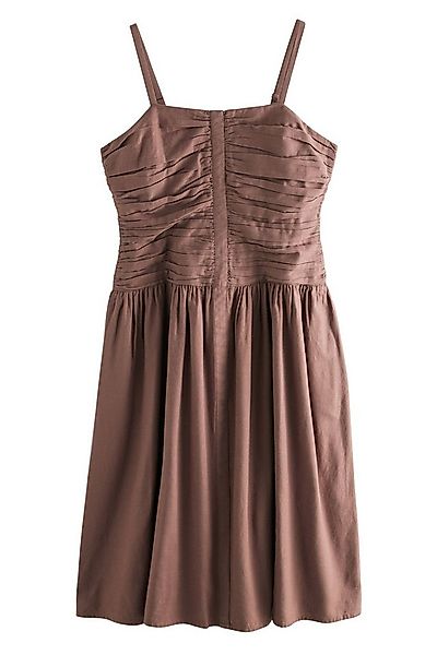 Next Midikleid Midikleid mit gerafften Trägern (1-tlg) günstig online kaufen