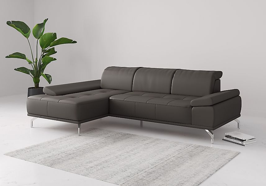 Places of Style Ecksofa Caluna, Inkl.Sitztiefenverstellung günstig online kaufen