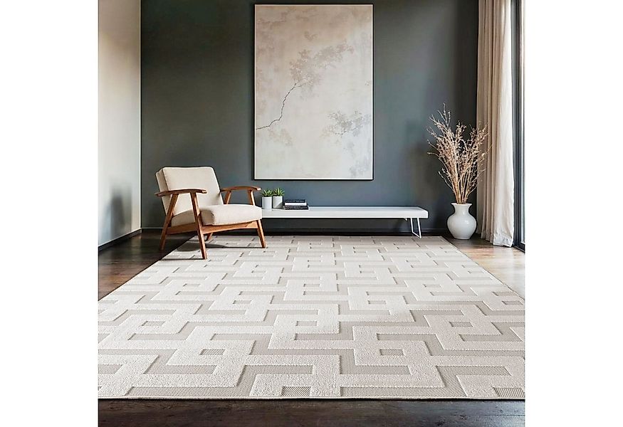 SIMPEX24 Designteppich Unicolor - Einfarbig, Rechteckig, Höhe: 4 mm, Indoor günstig online kaufen