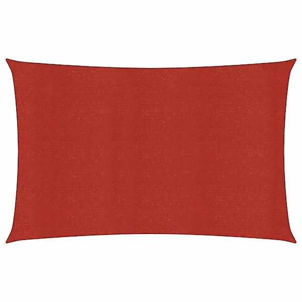 Sonnensegel 160 G/m² Rot 2,5x4 M Hdpe günstig online kaufen