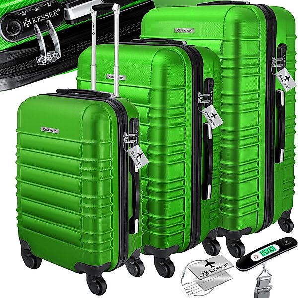 KESSER Kofferset, 4 Rollen, (3 tlg), günstig online kaufen