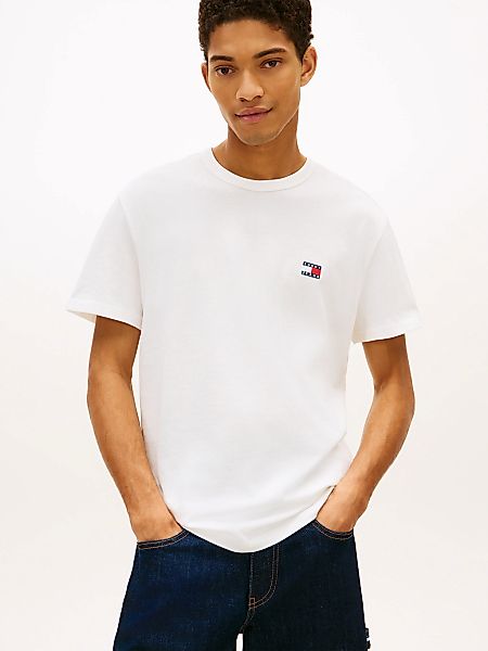 Tommy Jeans T-Shirt "TJM REG BADGE TEE EXT" mit Logostickerei günstig online kaufen