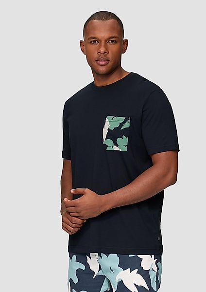 QS Kurzarmshirt T-Shirt aus Jersey mit günstig online kaufen