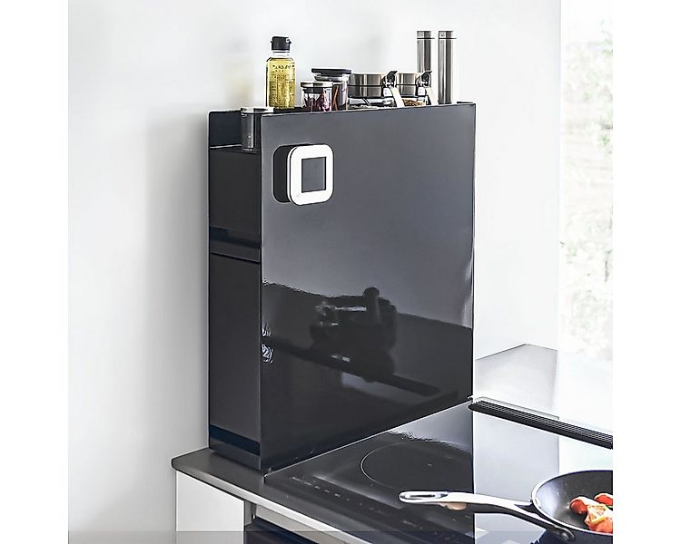 Yamazaki Küchenregal Tower Küchenablage Gewürzregal schmal Metall mit 2 Aus günstig online kaufen