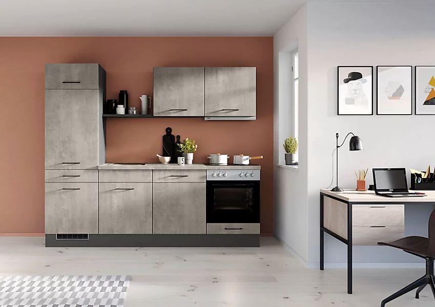 IMPULS KÜCHEN Küche ""Porto", Ausrichtung wählbar, Schubkästen mit Soft-Clo günstig online kaufen