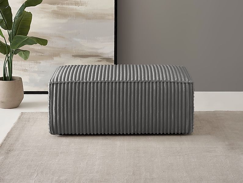 andas Hocker FINNLEY, Polsterhocker in Bouclé, günstig online kaufen