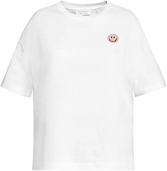 RICHROYAL T-Shirt, Smiley mit Glitzersteinen günstig online kaufen