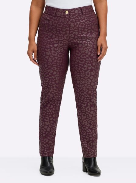Sheego Jerseyhose Bengalinhose Innenbeinlänge ca. 76 günstig online kaufen