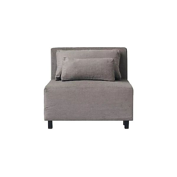 Mittelteil Sofa Hazel Night aus Baumwolle in Grau günstig online kaufen