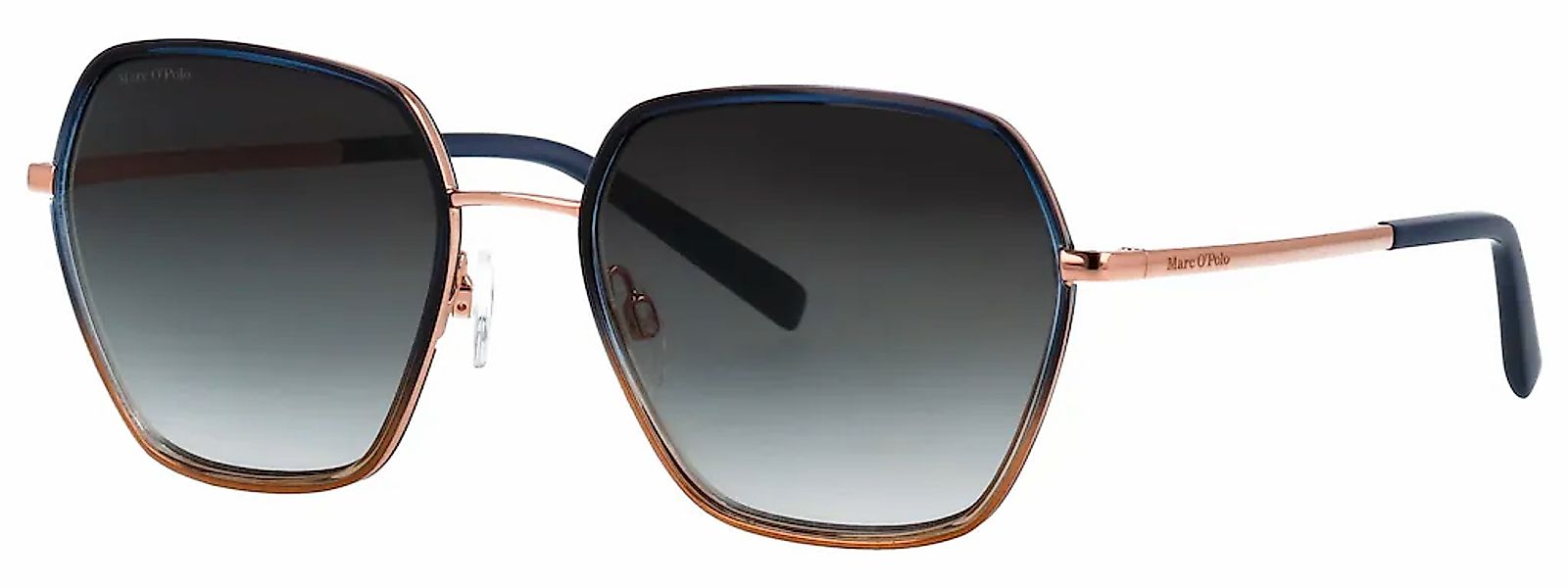 Marc OPolo Sonnenbrille "Modell 505122" Form Hexagon, Logoschriftzug auf Bü günstig online kaufen