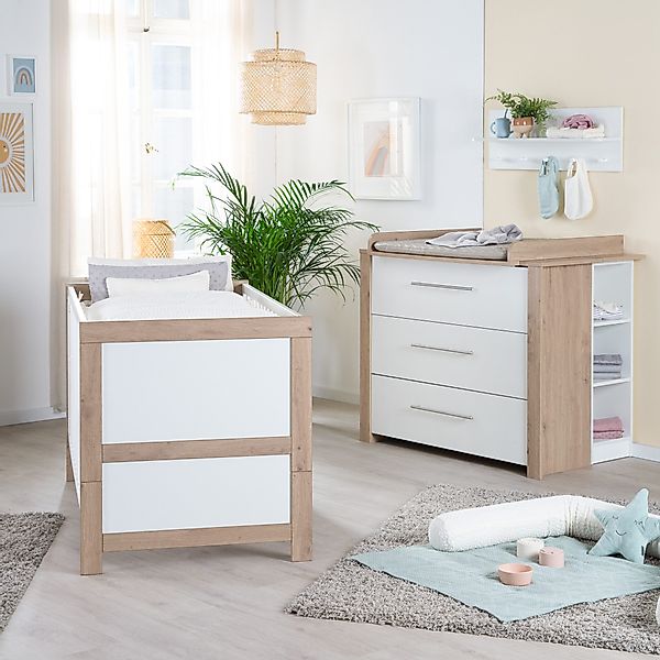 roba® Babymöbel-Set Malo 2-teilig, (Spar-Set, Kinderbett günstig online kaufen