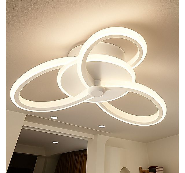 KUKAK LED Deckenleuchte, LED fest integriert, warmweiß, 3000K Warmweiß, 220 günstig online kaufen