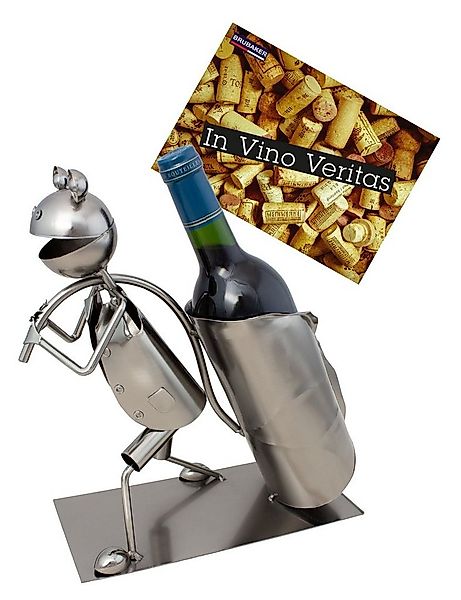 BRUBAKER Weinflaschenhalter Frosch mit Blatt Flaschenhalter, (inklusive Gru günstig online kaufen
