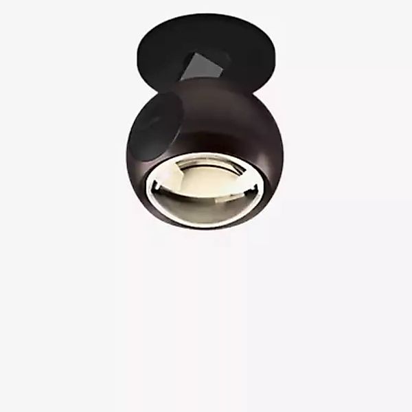 Occhio Io Pico Flat C Strahler LED, Kopf phantom/Abdeckung schwarz matt/Bod günstig online kaufen